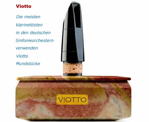 basdejong.com Viotto Clarinet Mouthpieces, Klarinet Mondstukken